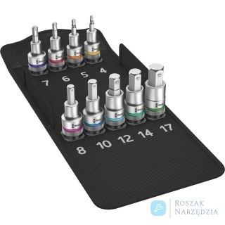 Komplet nasadek wkrętakówych 1/2"9-cz. Hex z przytrzymaniem