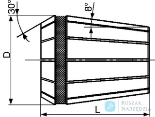 Tuleja zaiciskowa DIN6499B HP32 8,0mm FAHRION