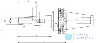 Uchwyt zaciskowy precyzyjny HPH Multi 3 DIN69871 6mm SK40 WTE