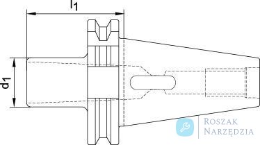 Tuleja redukc. DIN69871A,ksztalt D SK50/MK2 HAIMER