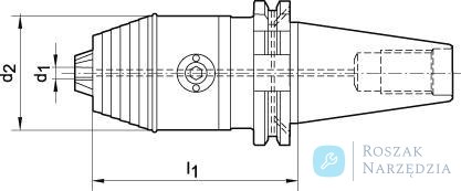 Uchwyt wiertarski CNC AD/B R/L 2,5-16 SK40 WTE