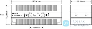 Magnetyczny blok mocujący z magnesami stałymi 180x50x52mm FLAIG