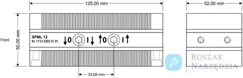 Magnetyczny blok mocujący z magnesami stałymi 180x50x52mm FLAIG