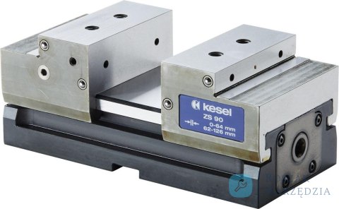 Imadło maszynowe centrujące ZS 115mm, zakres 0-126 mm KESEL