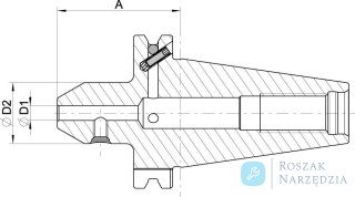 Oprawka zaciskowa Weldon DIN69871ADB SK40 D16mm HAIMER