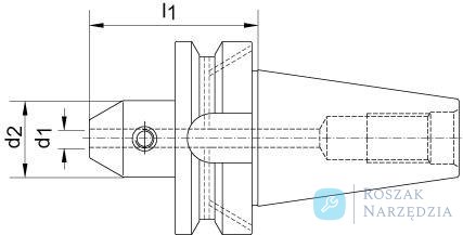Oprawka zaciskowa Weldon JISB6339ADB BT40 D8mm HAIMER
