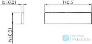 Podkładki równoległe (para) 8x26x125mm AMF