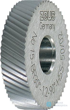 Rolka do radełkowania DIN403 PM BR30 25x6x8mm, podziałka 0,6 mm ZEUS