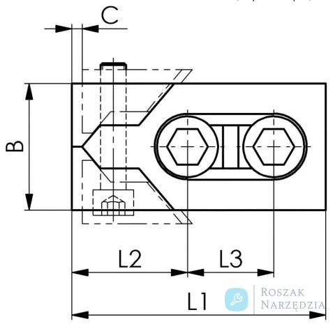 Docisk boczny (para szczęk) 16mm AMF