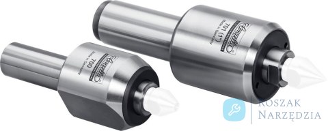 Kieł tokarski obrotowy 701, cylindryczny z wymiennymi końcówkami 20mm CONZELLA