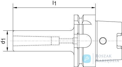 Tuleja redukcyjna DIN69893A, kształt C, MK4x160mm SK-A63 HAIMER