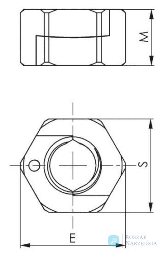 Nakrętka TWINNUT bez kołnierza 6333S-M16 AMF