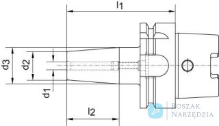 Uchwyt termokurczliwy DIN69863A, A63 4,0x80mm HAIMER