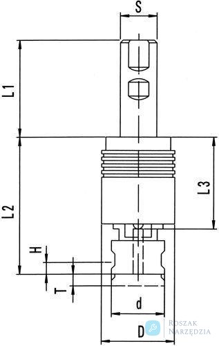 Uchwyt do gwintówania M8-025 M10,0-30 TAPMATIC