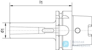 Tuleja redukc.DIN69893A HSK-A100,kszt.DMK1x110mm HAIMER