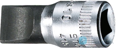 Nasadka 1/4" wkrętakowa płaska 0,8x4mm,krótka STAHLWILLE