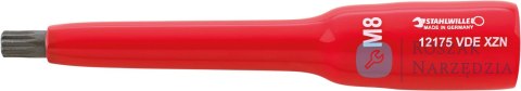 Nasadka 3/8" XZN M6, L-136mm, izolowana 1000V  VDE  STAHLWILLE