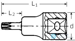 Nasadka 3/8" wkrętakowa T20 TORX STAHLWILLE