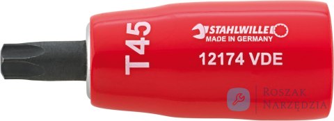 Nasadka 3/8" wkrętakowa T20 TORX, izolowana 1000V  VDE  STAHLWILLE