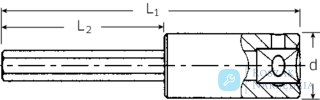 Nasadka INHEX 1/4" rozmiar 9/64", długa STAHLWILLE
