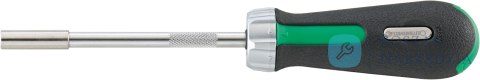 Rękojeść grzechotkowa długa do końcówek typu BIT 1/4", wewnętrzne  6-kąt STAHLWILLE
