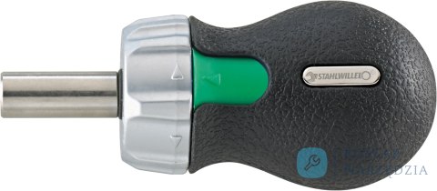 Rękojeść grzechotkowa krótka do końcówek typu BIT 1/4", wewnętrzne  6-kąt STAHLWILLE