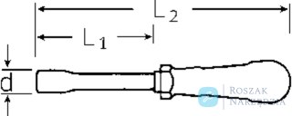 Uchwyt BIT 1/4", rękojeść 2K STAHLWILLE