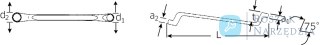 Klucz oczkowy dwustronny 15/16"x1" g艂臋bokoodsadzony STABIL STAHLWILLE