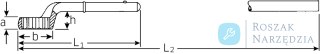 Klucz oczkowy 41mm jednostronny STAHLWILLE