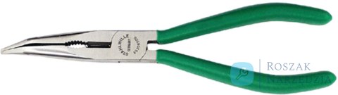 Szczypce półokrągłe odgięte 45st. L=160mm z ostrzem tnącym (radio/tel.); poler./powl. STAHLWILLE