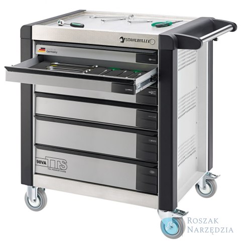 Wózek warsztatowy TTS 6-szufl. antracytowy z nakładkami; 1000x1024x652mm, max obciążenie: 40kg na szufladę; 1400 kg na wózek; Wózek warsztatowy TTS 6-szufl. antracytowy z nakładkami; 1000x1024x652mm, max obciążenie: 40kg na szufladę; 1400 kg na wózek;