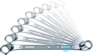 Zestaw kluczy oczkowych wygiętych 1/4"-15/16" 6szt. STAHLWILLE