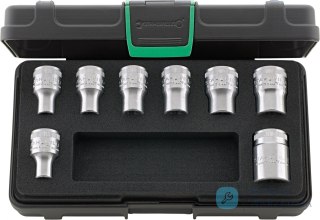 Zestaw narzędzi 1/2" TORX E10-E24, 8-częściowy w skrzynce z tworzywa STAHLWILLE