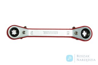 Klucz oczkowy zapadkowy E14xE16 Teng Tools