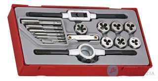 17-elementowy zestaw gwintówników Teng Tools TTTD17