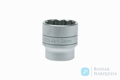 Nasadka 12-kątna z chwytem 1/2" 34 mm Teng Tools