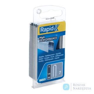 Zszywki Rapid nr 7 (14 mm) do kabli - opakowanie 960 szt.