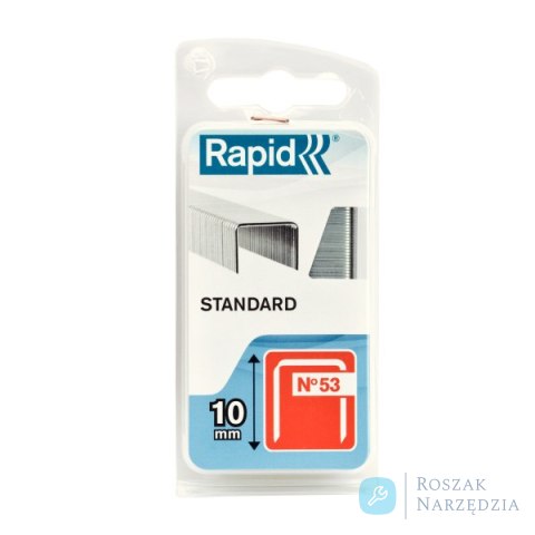 Zszywki Rapid z drutu cienkiego nr 53 (10 mm) - opakowanie 1060 szt.