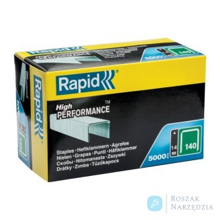 Zszywki Rapid z drutu płaskiego nr 140 (14 mm) - opakowanie 5000 szt.