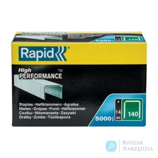 Zszywki Rapid z drutu płaskiego nr 140 (14 mm) - opakowanie 5000 szt.