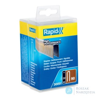 Zszywki Rapid z wąską koroną nr 90 (30 mm) - opakowanie 3000 szt.